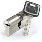 Цилиндровый механизм Mul-T-Lock MT5+ 62мм (31х31) ключ/ключ (золото)