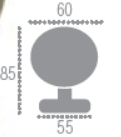 Дверная ручка-кноб Extreza Tondo R03 схема.png Дверная ручка-кноб Extreza Tondo R03 схема.png