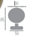 Дверная ручка-кноб Extreza Tondo R01 схема.png