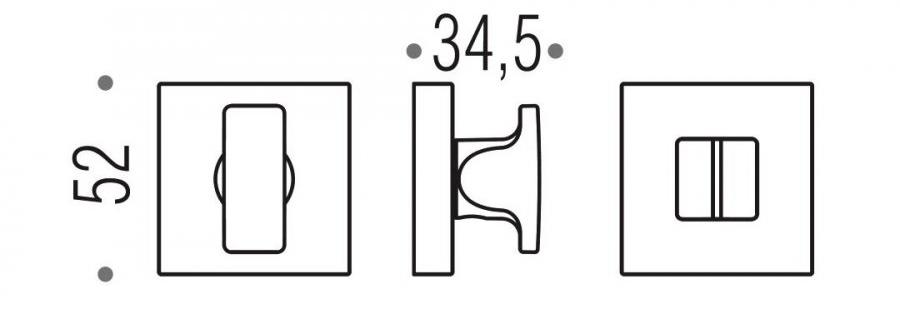 Фиксатор сантехнический Colombo Rosetta MM29 BZG.png