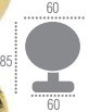 Дверная ручка-кноб Extreza Tondo R04 схема.png