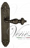 Дверная ручка на планке Venezia Lucrecia PASS проходная PL90 (ант. серебро)