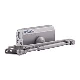 Дверной доводчик НОРА-M 600 2S F с фиксацией 50кг (серый)