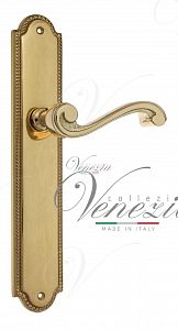 Дверная ручка на планке Venezia Vivaldi PASS проходная PL98 (полир. латунь); ?>