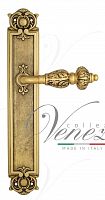 Дверная ручка на планке Venezia Lucrecia PASS проходная PL97 (франц. золото)