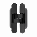 Петля скрытой установки универ. с 3D регулировкой Archie 115х23-3D-BLACK (черный матовый)