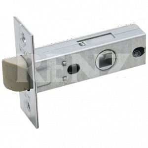 Защелка межкомнатная RENZ L 5-45 plastic C (хром блестящий) с пластиковым языком; ?>