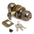 Ручка-защелка Avers мод. 6072-01-AB (бронза) ключ/фиксатор