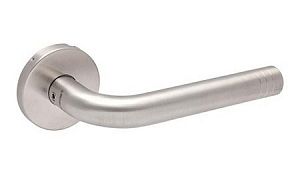Ручка дверная Apecs H-02201-INOX (нержавеющая сталь); ?>