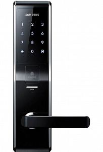 Электронный кодовый замок Samsung мод. SHS-5230 (врезной) биометрический; ?>