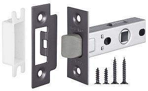 Защелка межкомнатная Fuaro P12-45-25 PLASTIC GR (графит); ?>