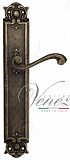 Дверная ручка на планке Venezia Vivaldi PASS проходная PL97 (ант. бронза)