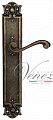 Дверная ручка на планке Venezia Vivaldi PASS проходная PL97 (ант. бронза)