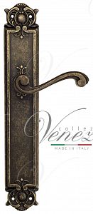 Дверная ручка на планке Venezia Vivaldi PASS проходная PL97 (ант. бронза); ?>