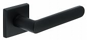 Дверная ручка Extreza Hi-Tech Slim AQUA 113 R11 квадратное основание 7 мм. F22 (черный матовый)