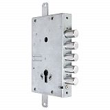 Врезной замок Mottura 84.505W800B Без планки