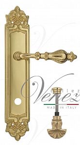 Дверная ручка на планке Venezia Gifestion WC-4 сантехническая PL96 (полир. латунь); ?>
