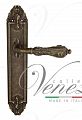 Дверная ручка на планке Venezia Monte Cristo PASS проходная PL90 (ант. бронза)