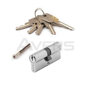 Цилиндровый механизм Avers ZC-70-CR (хром) ключ/ключ; ?>