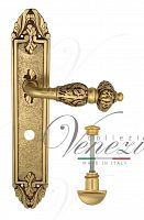 Дверная ручка на планке Venezia Lucrecia WC сантехническая PL90 (франц. золото)