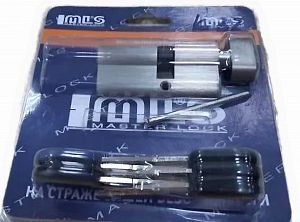 Цилиндровый механизм Master Lock 70мм (40х30Т) ключ/вертушка (никель); ?>