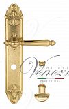 Дверная ручка на планке Venezia Pellestrina WC сантехническая PL90 (полир. латунь)