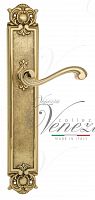 Дверная ручка на планке Venezia Vivaldi PASS проходная PL97 (полир. латунь)