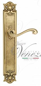 Дверная ручка на планке Venezia Vivaldi PASS проходная PL97 (полир. латунь); ?>