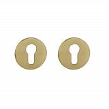 Накладка на цилиндр Tupai 4046 5S RT тонкое круглое основание (полированная латунь/01)
