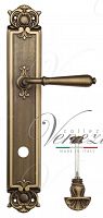 Дверная ручка на планке Venezia Classic WC-4 сантехническая PL97 (мат. бронза)