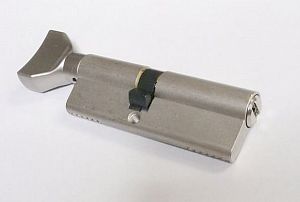 Цилиндровый механизм ISEO R6 90мм (50/40Т) ключ/вертушка (хром); ?>