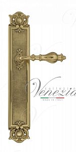 Дверная ручка на планке Venezia Gifestion PASS проходная PL97 (полир. латунь); ?>