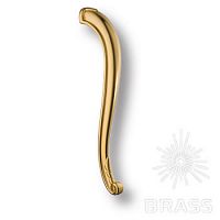 Мебельная ручка BRASS 15.197 современная классика 192 мм 22 (матовое золото)