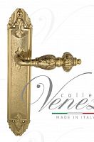 Дверная ручка на планке Venezia Lucrecia PASS проходная PL90 (полир. латунь)