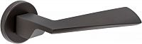 Дверная ручка Extreza Hi-Tech Slim DIA 118 R12 круглое основание 7 мм. F27 (антрацит)