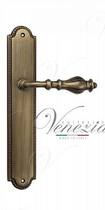 Дверная ручка на планке Venezia Gifestion PASS проходная PL98 (мат. бронза); ?>