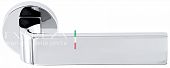 Дверная ручка Extreza Hi-Tech Slim SOUND 106 R12 круглое основание F04 (полированный хром)
