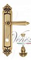 Дверная ручка на планке Venezia Castello WC-4 сантехническая PL96 (франц. золото)