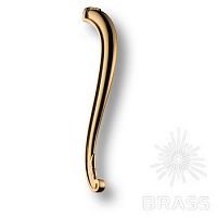 Мебельная ручка BRASS 15.197 современная классика 192 мм 19 (глянцевое золото)