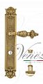 Дверная ручка на планке Venezia Lucrecia WC сантехническая PL97 (полир. латунь)