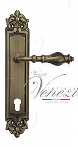 Дверная ручка на планке Venezia Gifestion CYL под цилиндр PL96 (мат. бронза); ?>