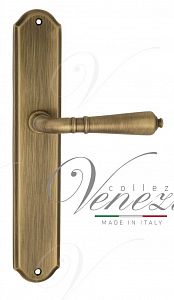 Дверная ручка на планке Venezia Vignole PASS проходная PL02 (мат. бронза); ?>