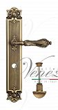 Дверная ручка на планке Venezia Monte Cristo WC сантехническая PL97 (мат. бронза)