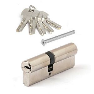 Цилиндровый механизм Apecs SM-90(40/50)-NI (никель) ключ/ключ; ?>