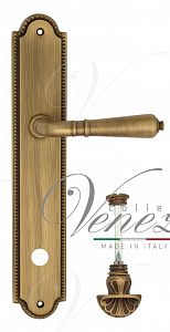 Дверная ручка на планке Venezia Vignole WC-4 сантехническая PL98 (мат. бронза); ?>