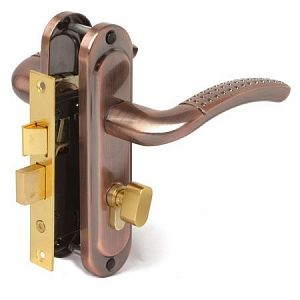 Врезной замок Avers 0827/60-C-AC (медь) ключ/вертушка; ?>