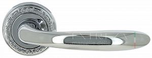 Дверная ручка Extreza COMO (Комо) 322 на розетке R06 полированный хром F04; ?>
