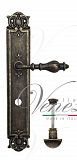 Дверная ручка на планке Venezia Gifestion WC сантехническая PL97 (ант. бронза)