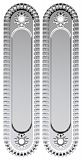Ручка для раздвижных дверей Armadillo SH010/CL SILVER-925 (серебро 925) без механизма