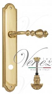 Дверная ручка на планке Venezia Gifestion WC-4 сантехническая PL98 (полир. латунь); ?>